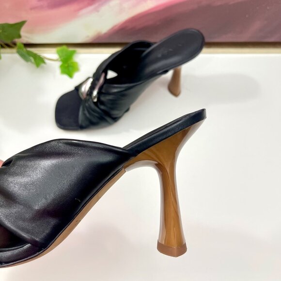 Vince Women's Qiqi Slip On Embellished High Heel Sandals in Black Size 6.5 - Picture 10 of 14